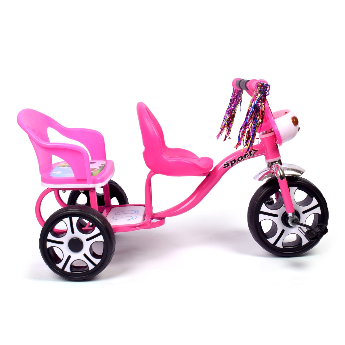 Kids T-809F tricycle with strong pedals and soft handles