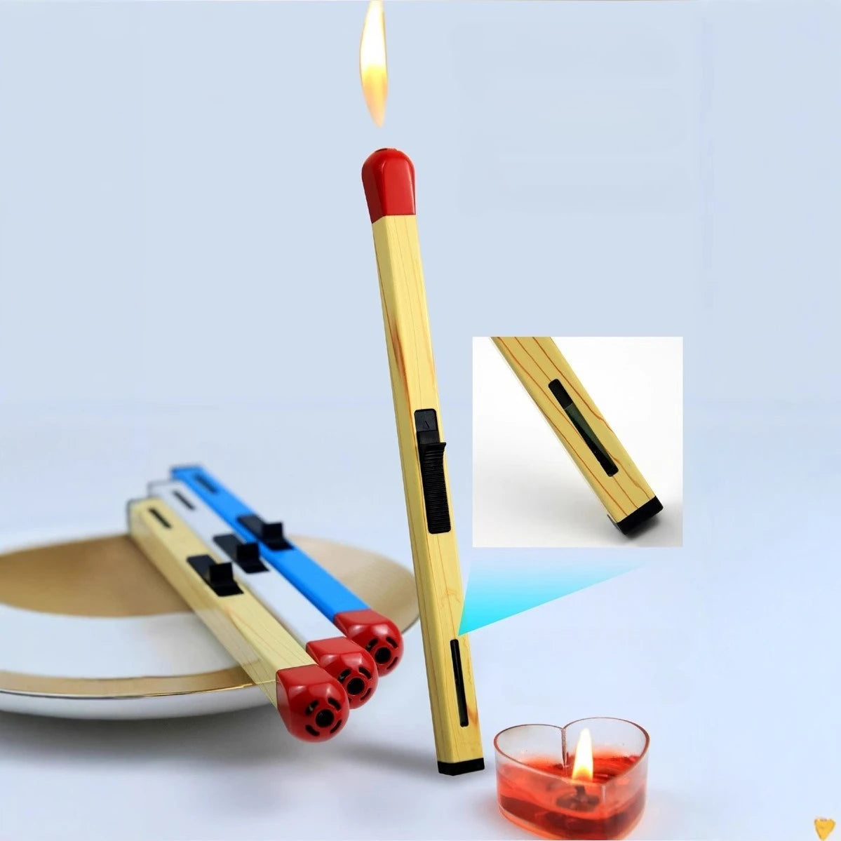 USB Rechargeable Flameless Matchstick Lighter
