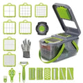 22-in-1 Vegetable Cutter with Storage Basket