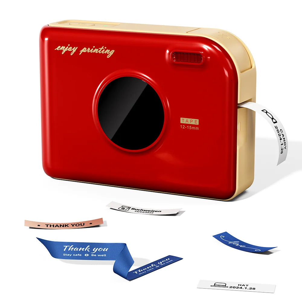 Bluetooth Ribbon Label Printer & Satin Tag Maker