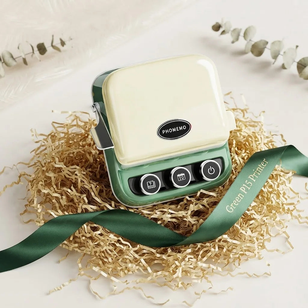 Vintage Ribbon Printer – Retro Bluetooth Label Maker