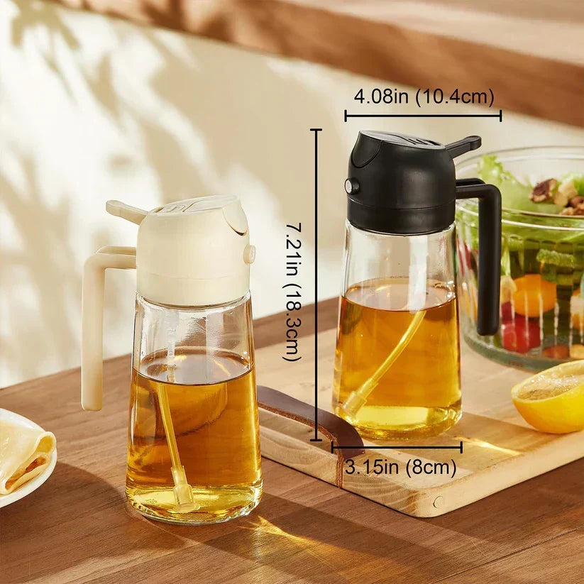 470ml Olive Oil Sprayer & Dispenser Bottle
