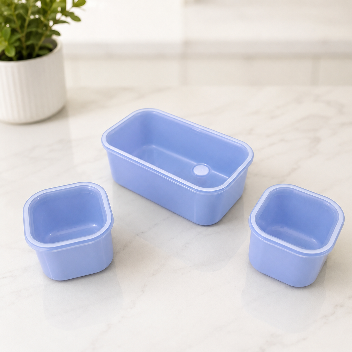 720ml 3-Compartment Lunch Box with Removable Containers