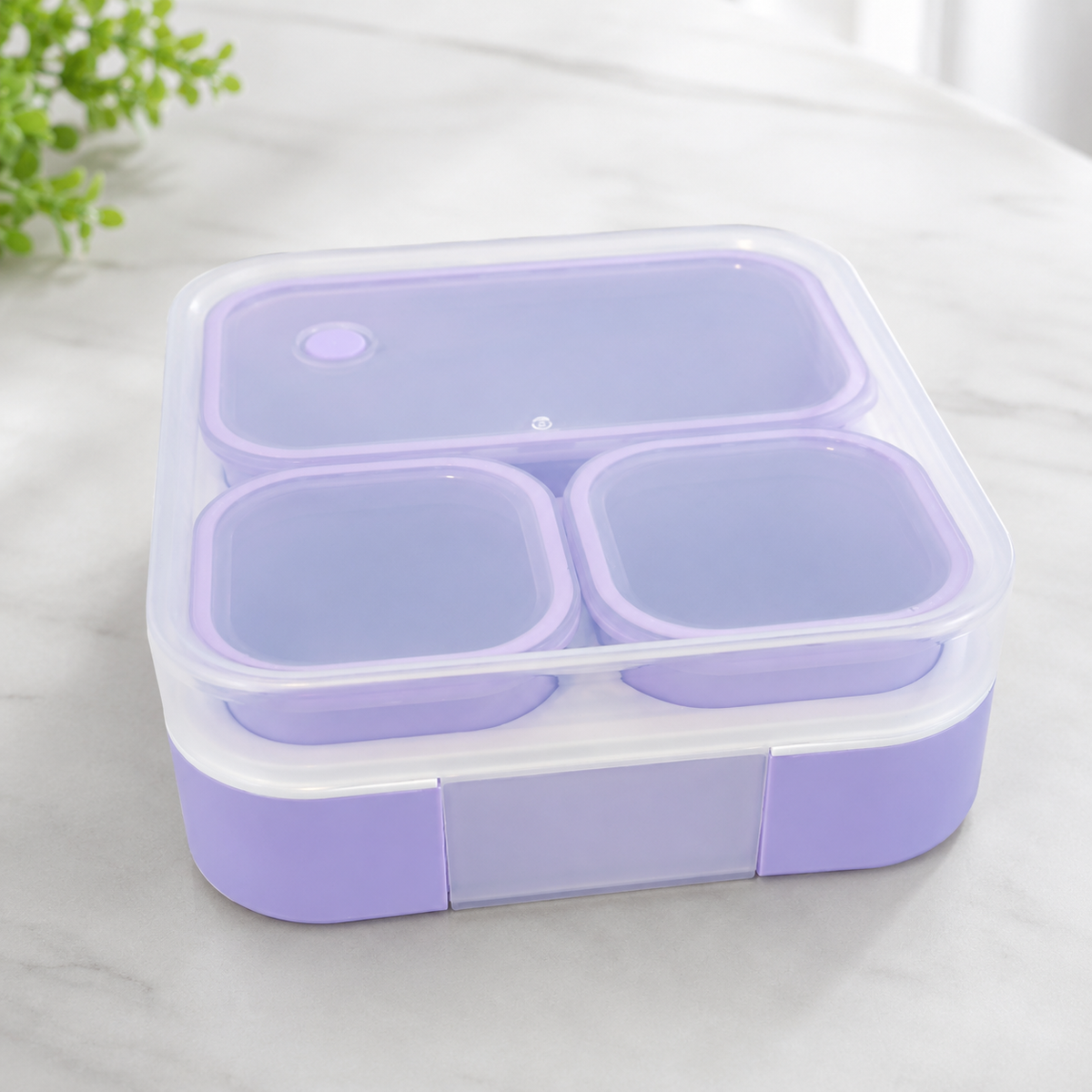 720ml 3-Compartment Lunch Box with Removable Containers
