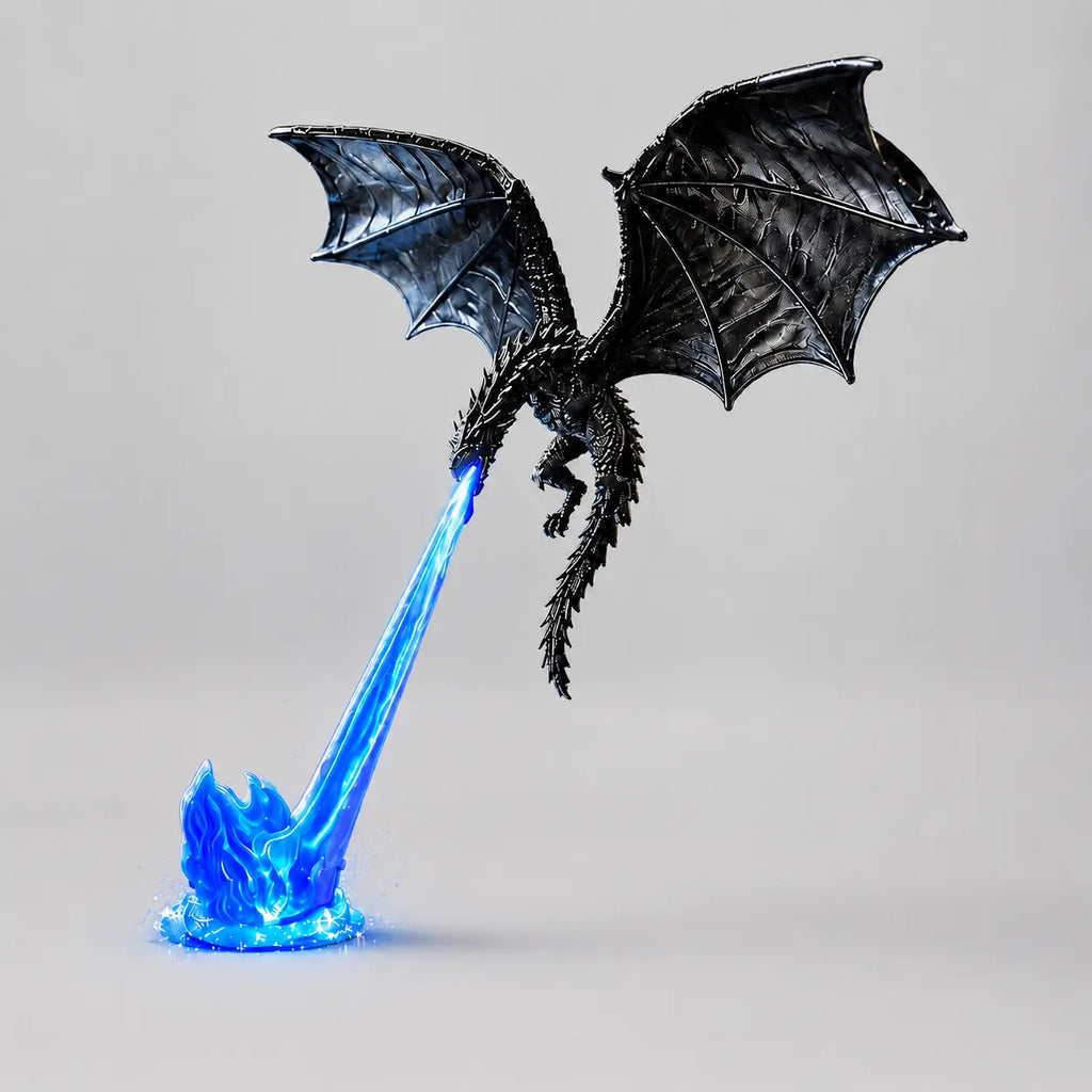 Dragon LED Flame Lamp | Fantasy Night Light
