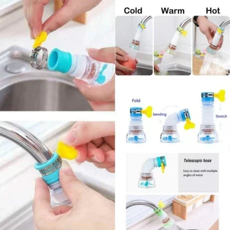 360° Adjustable Kitchen Faucet Extender with Filter