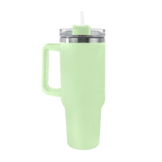 Vacuum Insulated Steel Tumbler 1200ml | Handle & Reusable Straw, Hot & Cold