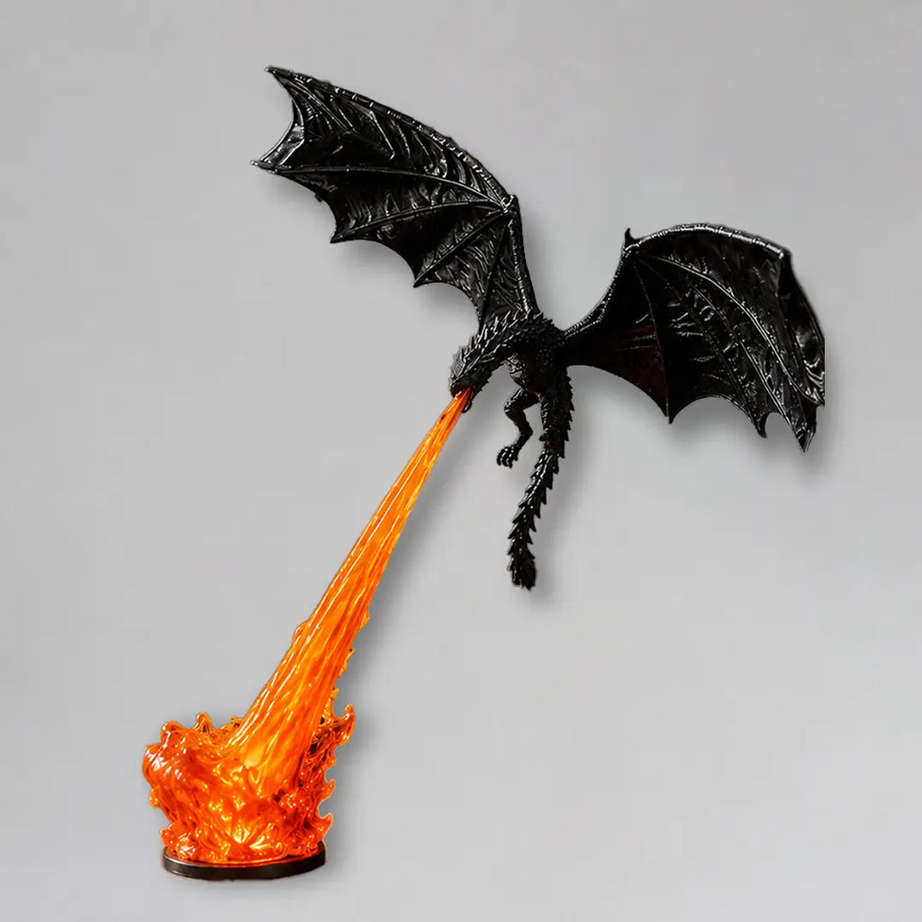Dragon LED Flame Lamp | Fantasy Night Light