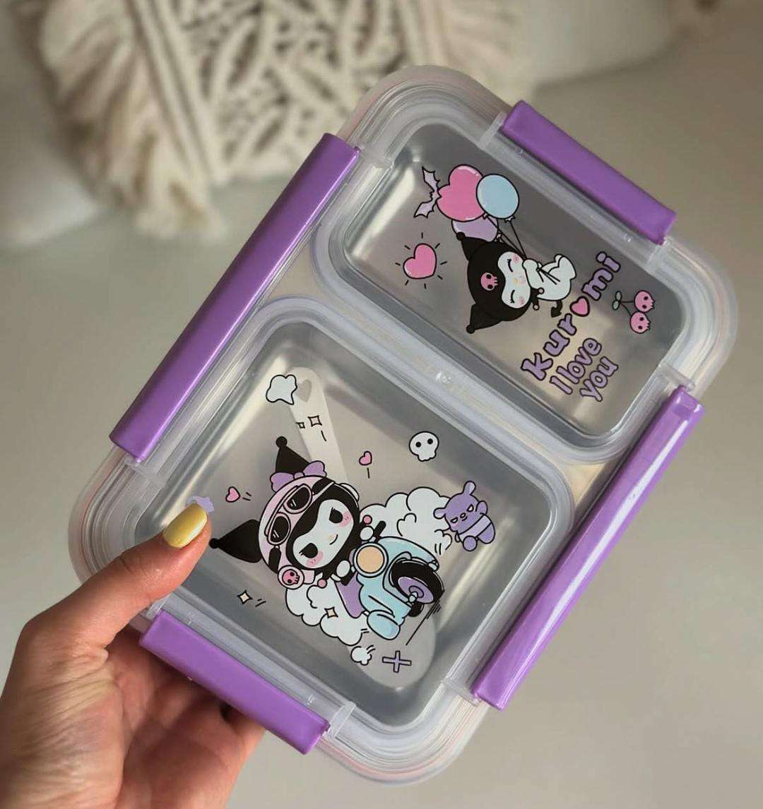 Minor-damage stainless steel lunch box product condition view