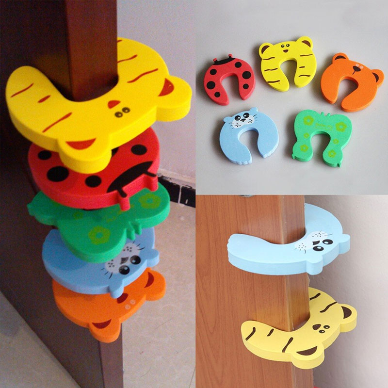 Clip-on EVA foam door stopper for family homes