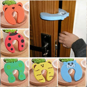 Child safety door stopper and finger guard in EVA foam